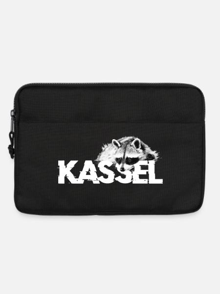 Waschbär Kassel - Laptoptasche 13" - Schwarz