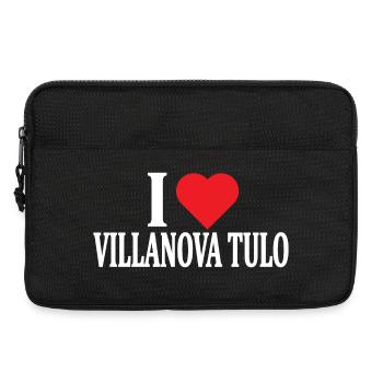 t-shirt Io amo Villanova Tulo t-shirt Sardinia - Laptop bag 13" - black - Front