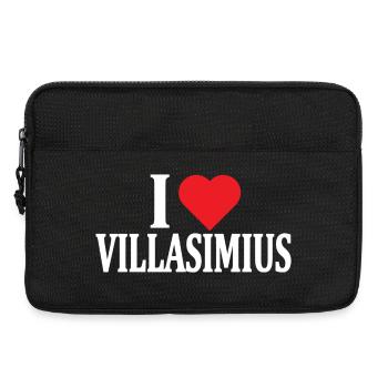 t-shirt I love Villasimius t-shirt Sardinia - Laptop bag 13" - black - Front
