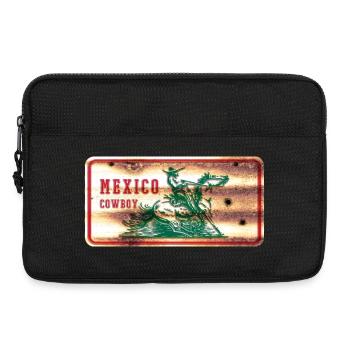 Mexico Cowboy Shield - Laptop bag 13" - black - Front