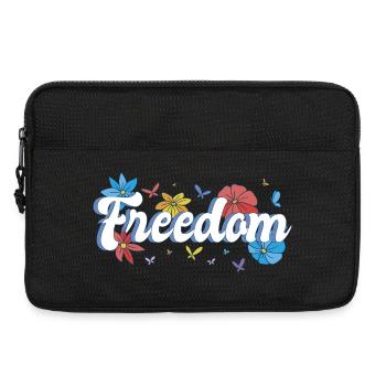 Liberté Fleurs Papillons Liberté Design - Sacoche pour ordinateur portable 13 pouces - noir - Devant