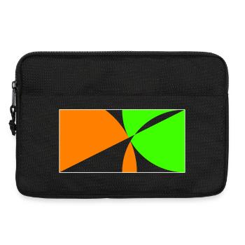 Am Ball bleiben! - Laptoptasche 13" - Schwarz - Vorne