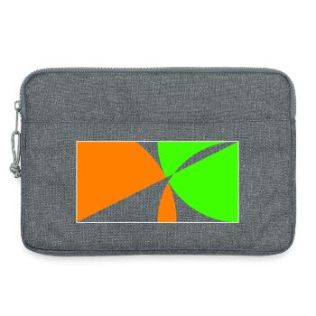 Restez sur la balle! - Sacoche pour ordinateur portable 13 pouces - gris chiné - Devant
