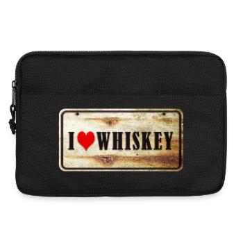 Whisky Vintage Schild - Laptoptasche 13" - Schwarz - Vorne