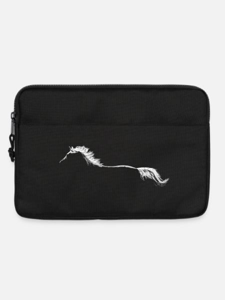 Pferd - Laptoptasche 13" - Schwarz