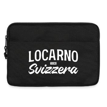 Lettrage suisse de Locarno - Sacoche pour ordinateur portable 13 pouces - noir - Devant