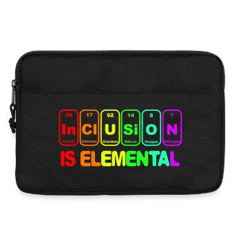 Inclusion is elementary # - Laptop bag 13" - black - Front