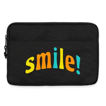 Sourire! - Sacoche pour ordinateur portable 13 pouces - noir - Devant