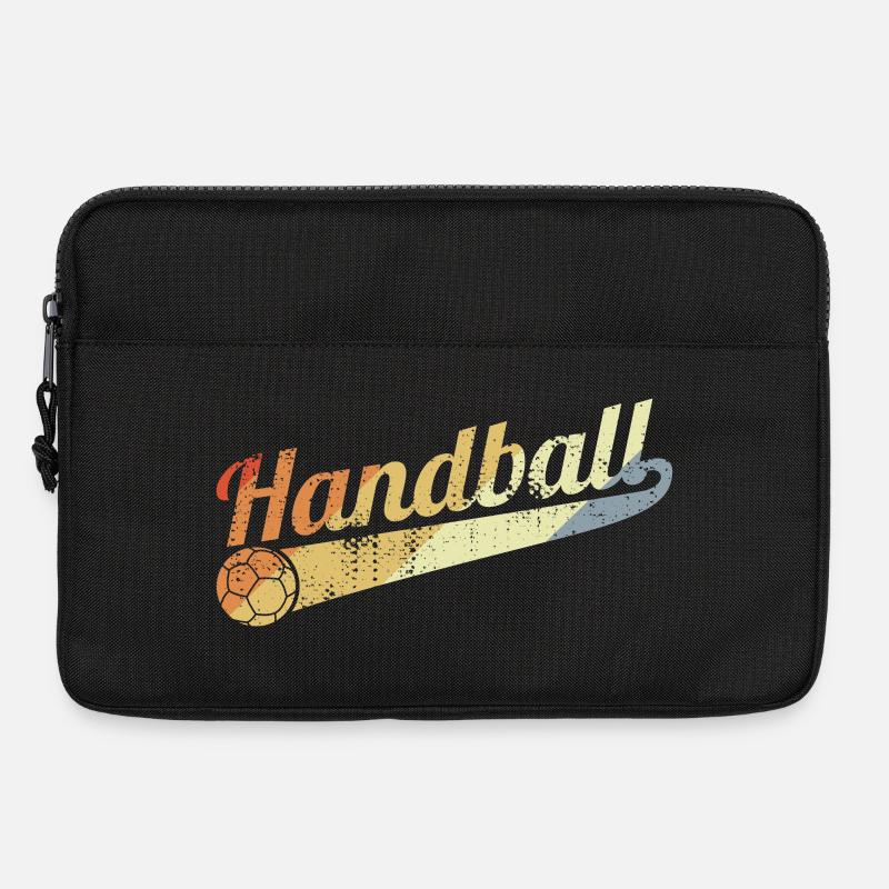 Vintage Handball - Laptoptasche 13" - Schwarz