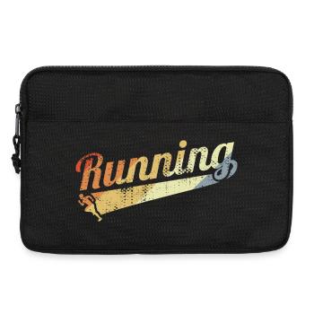 Vintage Running - Laptop bag 13" - black - Front