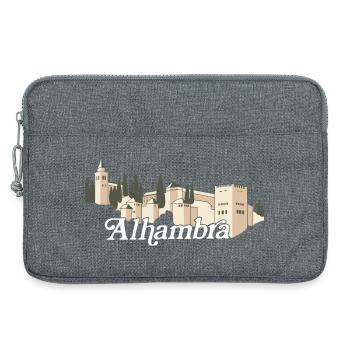 Alhambra (dark) - Laptop bag 13" - heather grey - Front