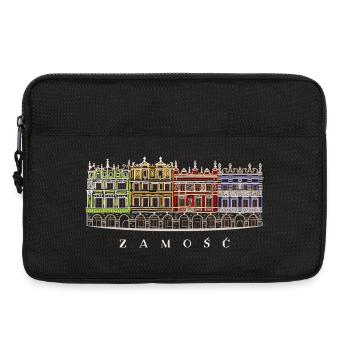 Zamosc in Polen, Fassaden am Markt, Handzeichnung - Laptoptasche 13" - Schwarz - Vorne