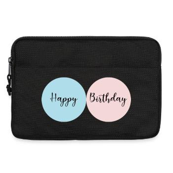 ALLES GUTE ZUM GEBURTSTAG. ALLES GUTE ZUM GEBURTSTAG. JAHRESTAG. - Laptoptasche 13" - Schwarz - Vorne