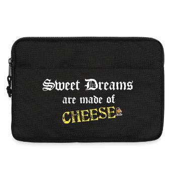 Käseträume Gothic - Laptoptasche 13" - Schwarz - Vorne