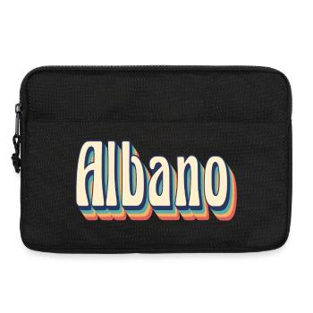 Albano t-shirt rétro vintage t-shirt idée cadeau - Sacoche pour ordinateur portable 13 pouces - noir - Devant