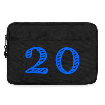 20. 20 YEARS. 20th ANNIVERSARY. 20TH ANNIVERSARY. - Laptop bag 13" - black - Front