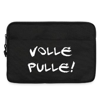 Volle Pulle! - Spruch - Laptoptasche 13" - Schwarz - Vorne