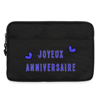 JOYEUX ANNIVERSAIRE - Sacoche pour ordinateur portable 13 pouces - noir - Devant