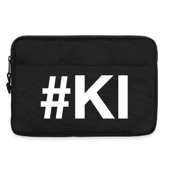 KI künstliche Intelligenz Artificial Intelligence - Laptoptasche 13" - Schwarz - Vorne