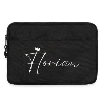 Florian Name King T-Shirt Gift Men - Laptop bag 13" - black - Front