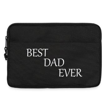 Vatertag 2026 Geschenk  Papa Vater best dad ever - Laptoptasche 13" - Schwarz - Vorne