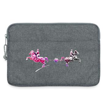Magdeburger | Magdeburg | Halbkugel-Experiment - Laptoptasche 13" - Grau meliert - Vorne