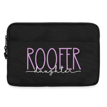 Couvreur Fille Fière Cadeau Mignon - Sacoche pour ordinateur portable 13 pouces - noir - Devant