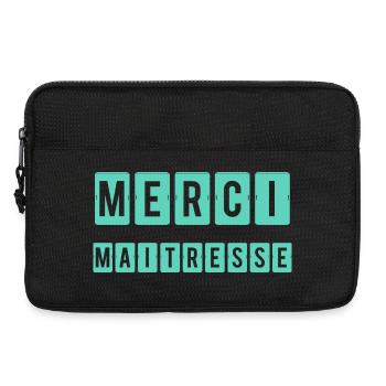 GELIEBTE. MEISTER. VIELEN DANK. DANKE HERRIN - Laptoptasche 13" - Schwarz - Vorne