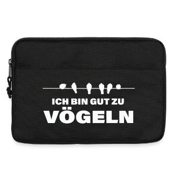 Bird - Laptop bag 13" - black - Front