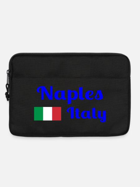 Naples Italia - Stylish prints - Laptop bag 13" - black