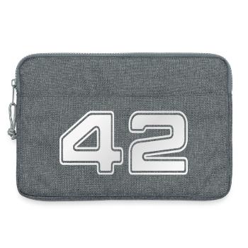 NERDY forever - 42 - Laptop bag 13" - heather grey - Front