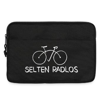 selten radlos fahrrad spruch sport radfahren - Laptoptasche 13" - Schwarz - Vorne