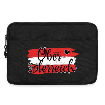 Flag Austria Upper Austria - Laptop bag 13" - black - Front