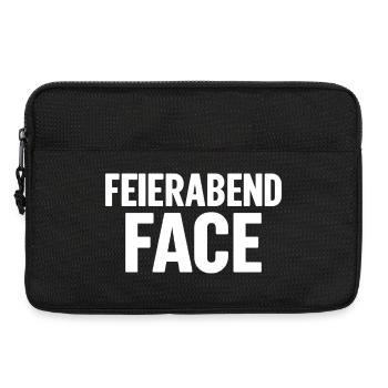 FEIERABEND FACE - Laptoptasche 13" - Schwarz - Vorne