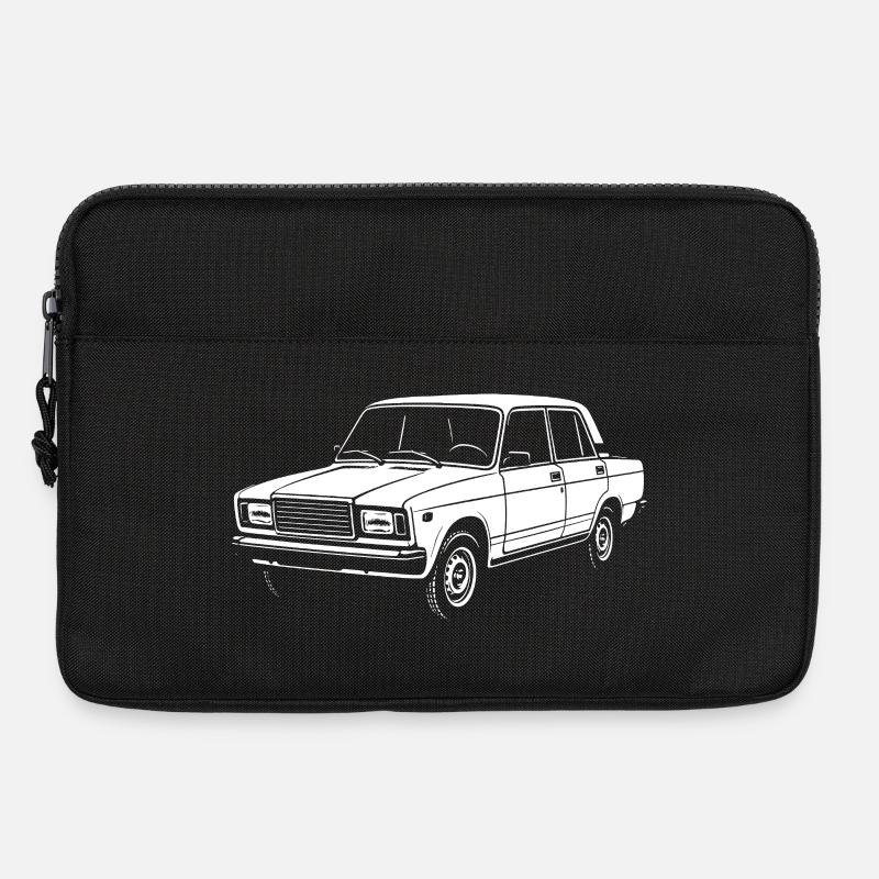 Boxen-Charme - Laptoptasche 13" - Schwarz