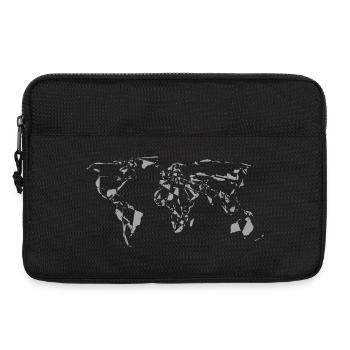 Conception de mosaïque de carte du monde - Sacoche pour ordinateur portable 13 pouces - noir - Devant