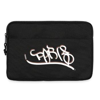 Design parisien de style graffiti - Sacoche pour ordinateur portable 13 pouces - noir - Devant
