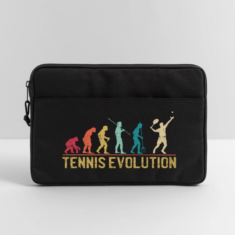 Tennis Evolution Evolution Grafikdesign Laptoptasche 13"