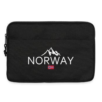Norway - Norge - Norway - Flag - Scandinavia - Laptop bag 13" - black - Front