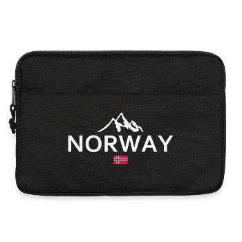 Norway - Norge - Norway - Flag - Scandinavia - Laptop bag 13" - black - Front