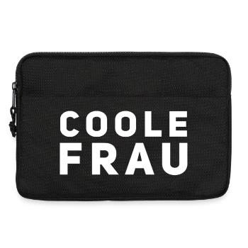 This is what a cool woman looks like - Laptop bag 13" - black - Front