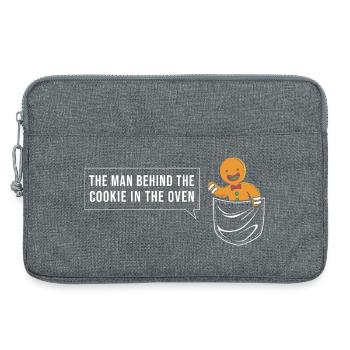 Werdender Papa werdende Väter - Laptoptasche 13" - Grau meliert - Vorne
