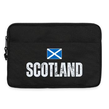 Drapeau de l’Écosse, patriote écossais - Sacoche pour ordinateur portable 13 pouces - noir - Devant