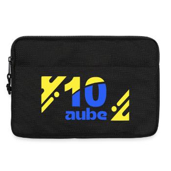 Ten Dawn Logo Blue Yellow - Laptop bag 13" - black - Front