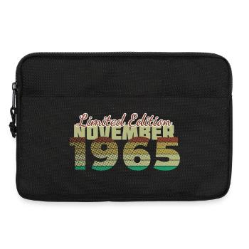 60. Geburtstag Limited Edition (SCR) 11/1965 - Laptoptasche 13" - Schwarz - Vorne