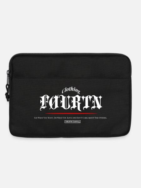 FØURTN Say What You Want (White) - Laptop bag 13" - black