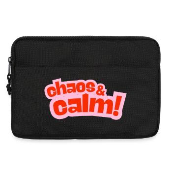 Chaos & Calme : Design de contraste - Sacoche pour ordinateur portable 13 pouces - noir - Devant
