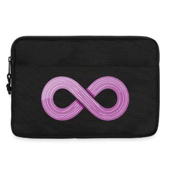 Infinity Flow – Symbol der Agilität - Laptoptasche 13" - Schwarz - Vorne