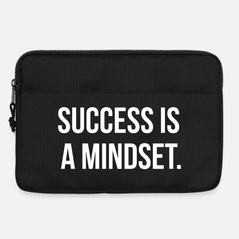 SUCCESS IS A MINDSET. | Greyline Official - Laptoptasche 13" - Schwarz