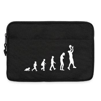 Evolution vom Baby zum Basketballer / Sport - Laptoptasche 13" - Schwarz - Vorne